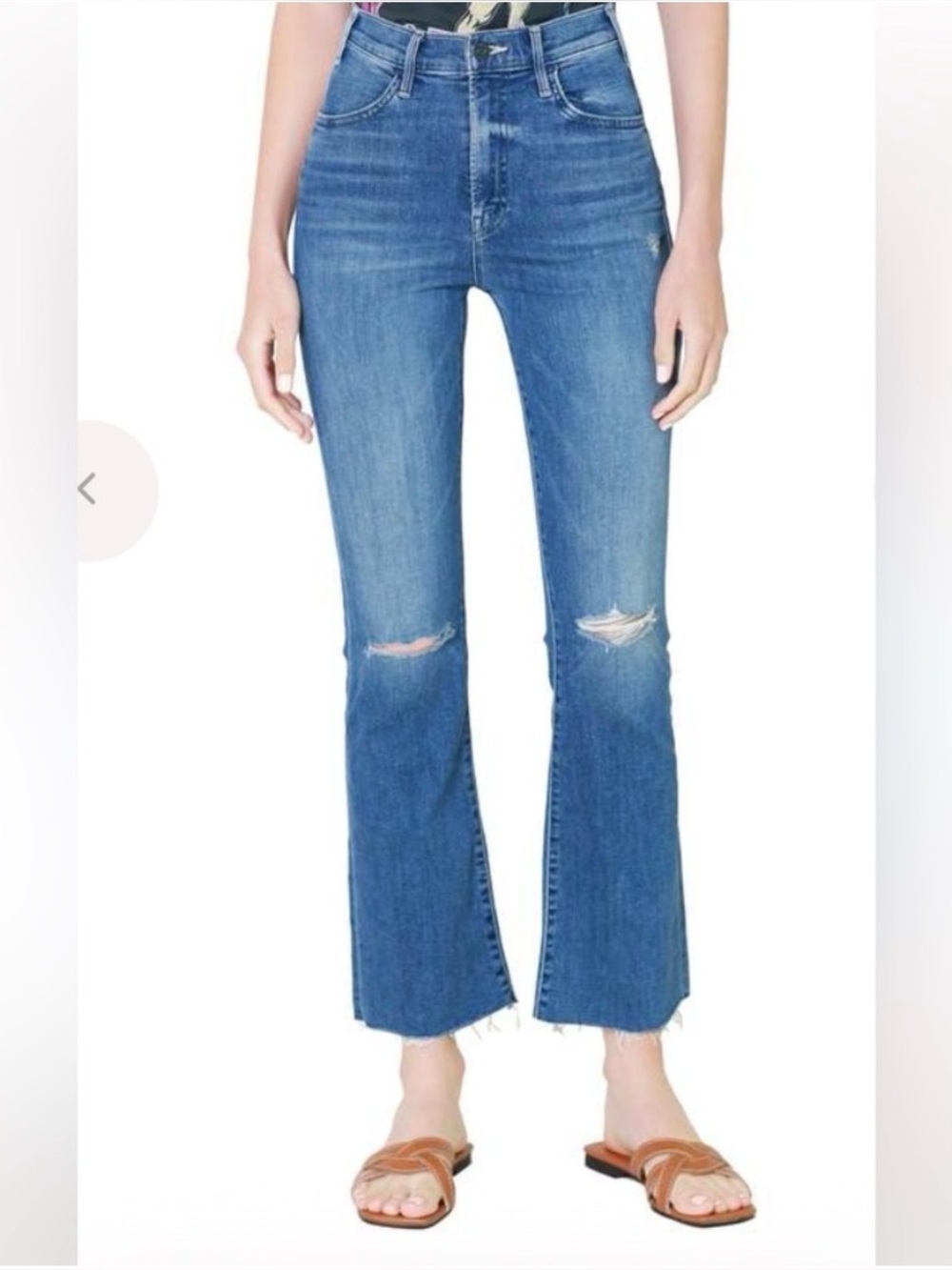 Mother The Hustler Ankle Fray in Can’t Stop Staring Size 25